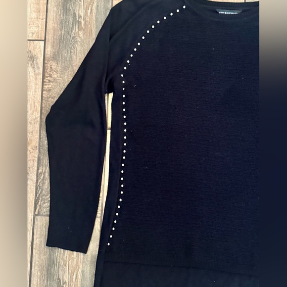 EUC Rock & Republic Studded Crewneck Sweater Size XL - Picture 2 of 5